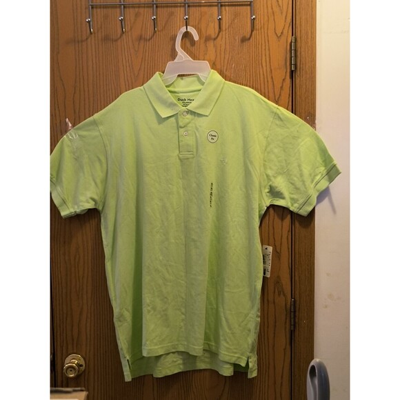 Duck Head Shirt Men's Extra Large Neon Green Short Sleeve New With Tags - Picture 1 of 9